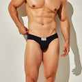 Black intymen inj098 briefs with white waistband label made of soft breathable fabric for everyday comfort
