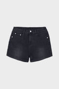 JJ Malibu Men's In-Your-Dreams 3.5" Denim Short Shorts - Black