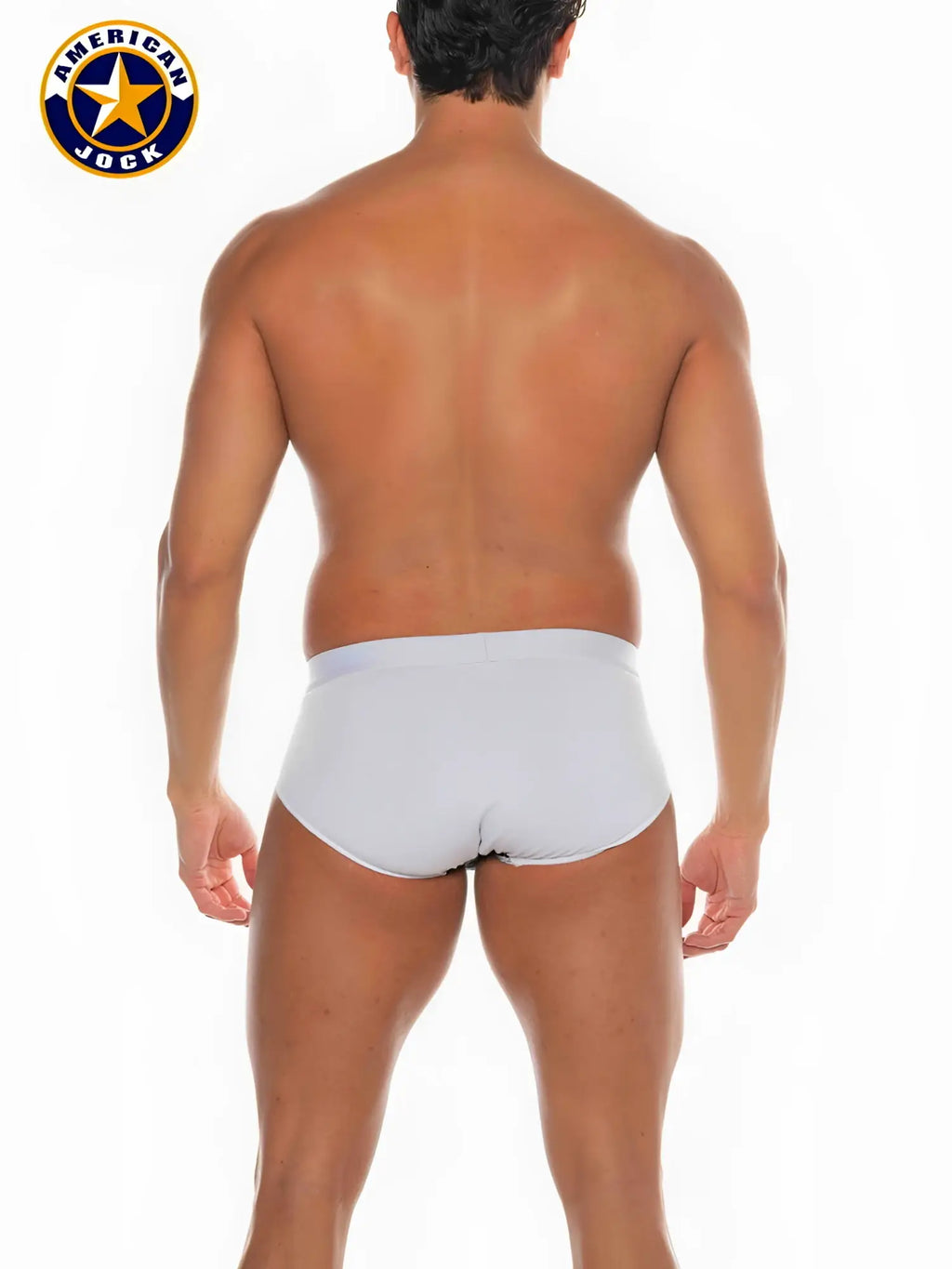 A j basics full cut brief white american jock briefs made from breathable cotton for everyday comfort