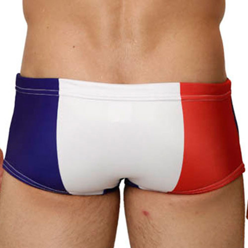 Mensuas MN8002 Badehose mit französischer Flagge