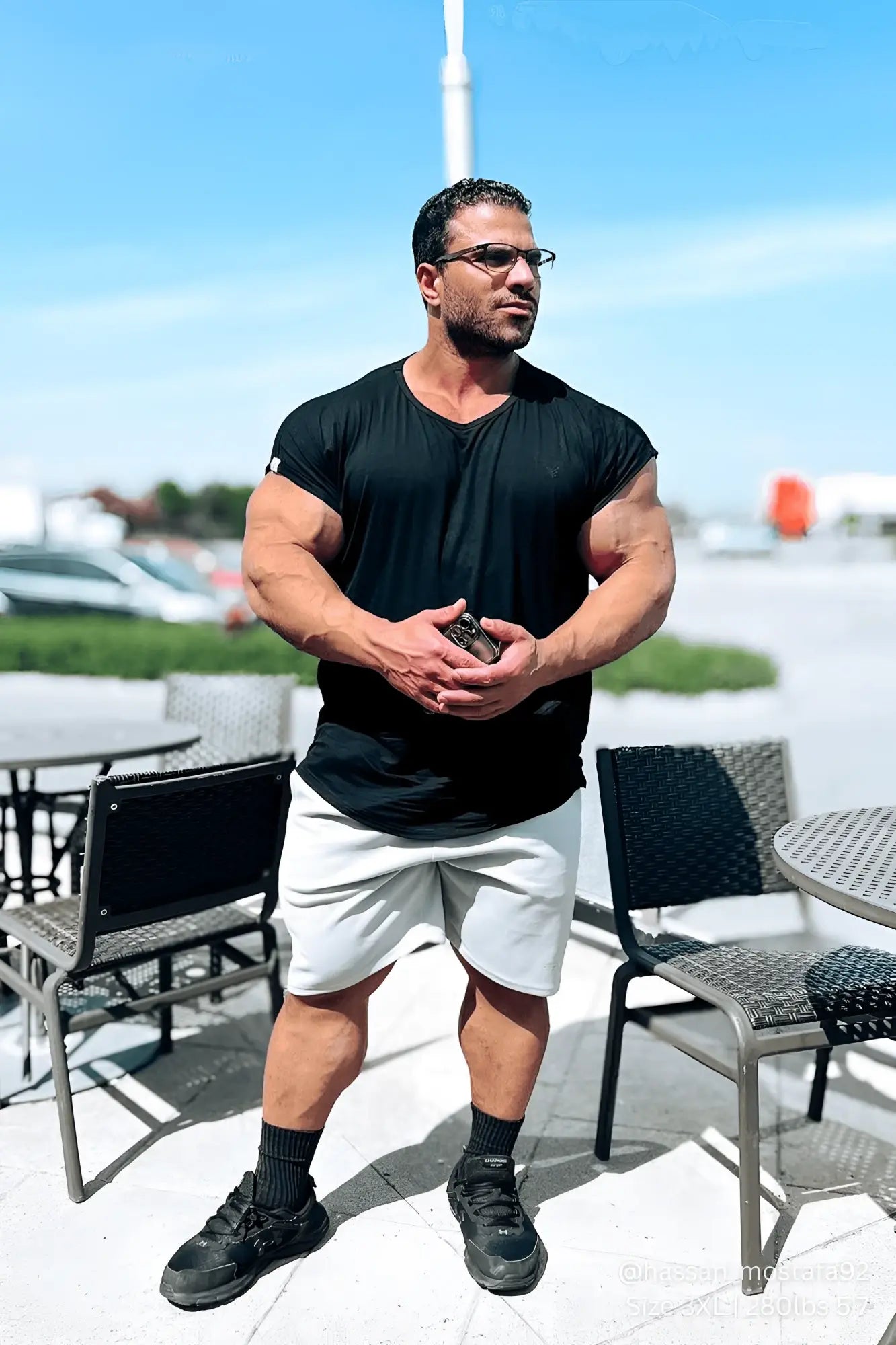 Jed North evolve cap sleeve muscle t-shirt 2.0 is a black short sleeve v-neck athletic shirt designed for performance