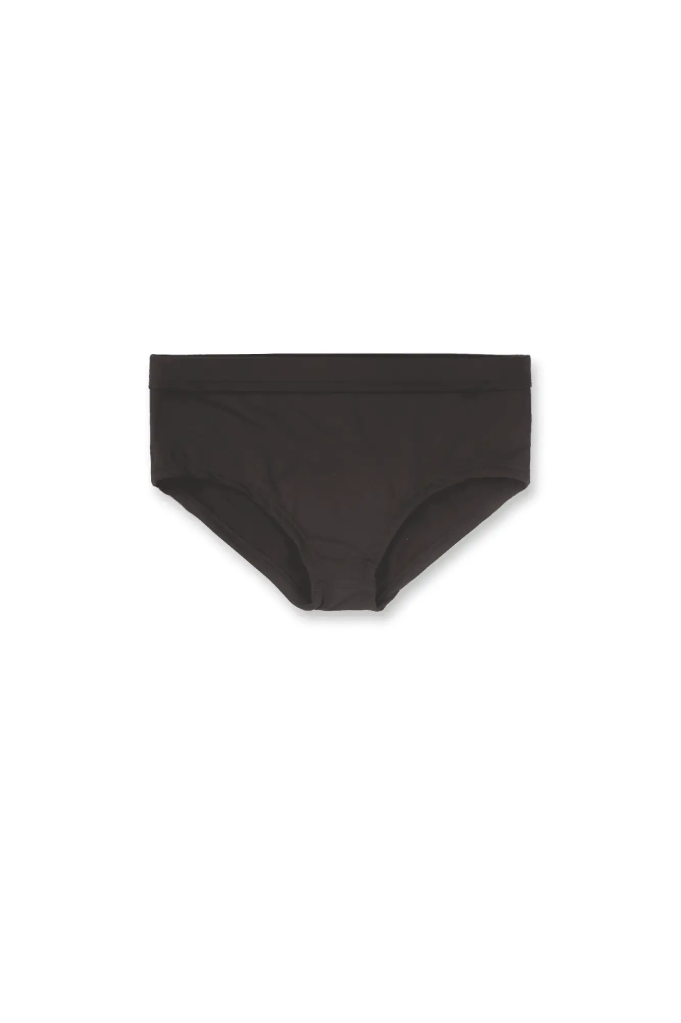 Black seamless men’s classic physique posing trunks with smooth design and elastic waistband standard 4 inch side seam