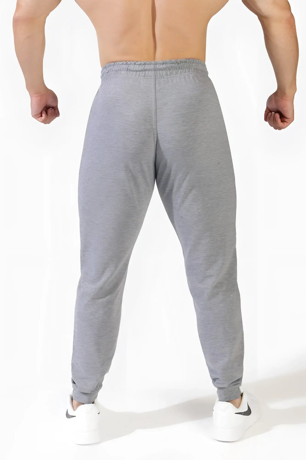 Spirit joggers gray heathered jogger pants with tapered leg and elastic waistband for comfortable casual wear