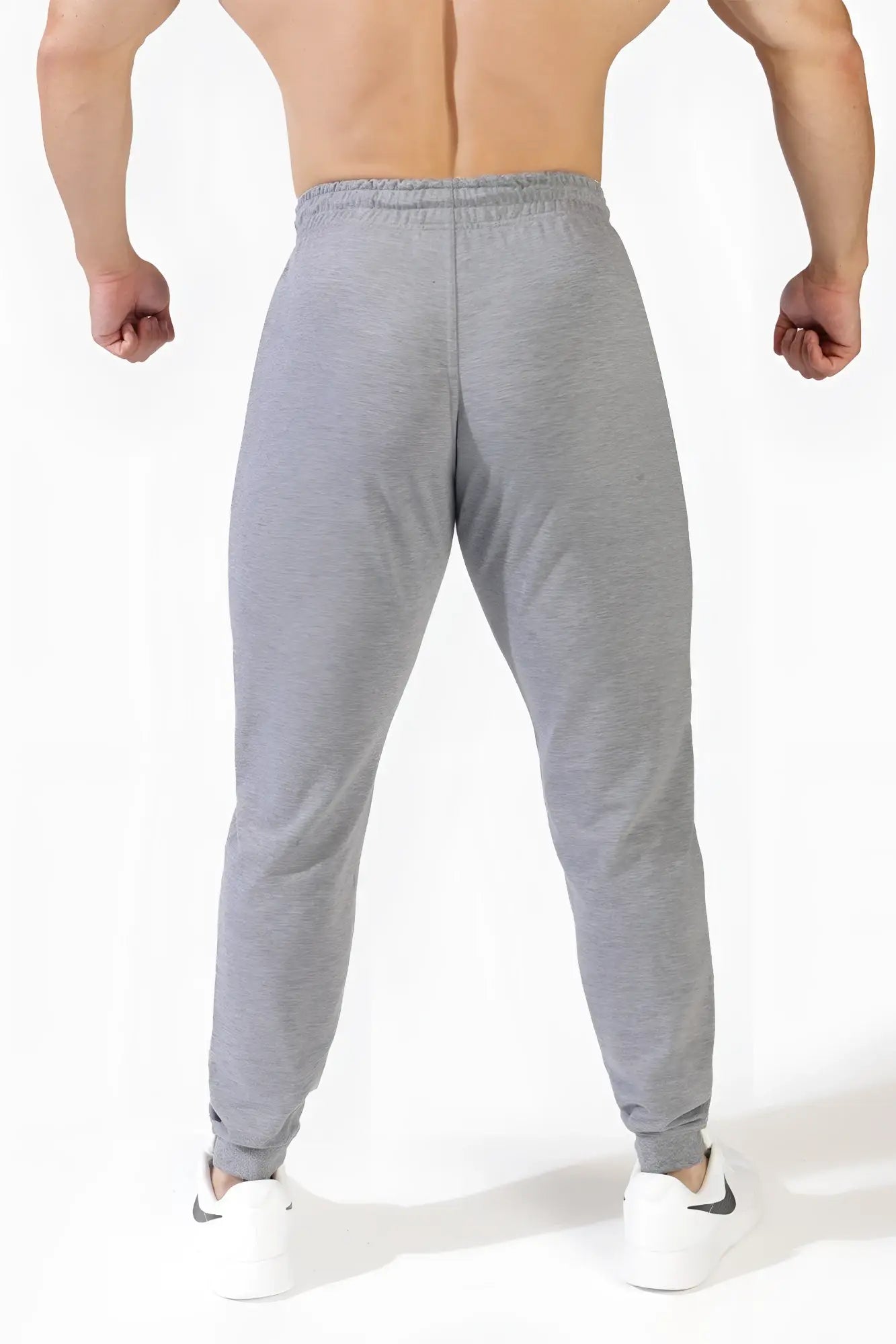 Spirit joggers gray heathered jogger pants with tapered leg and elastic waistband for comfortable casual wear