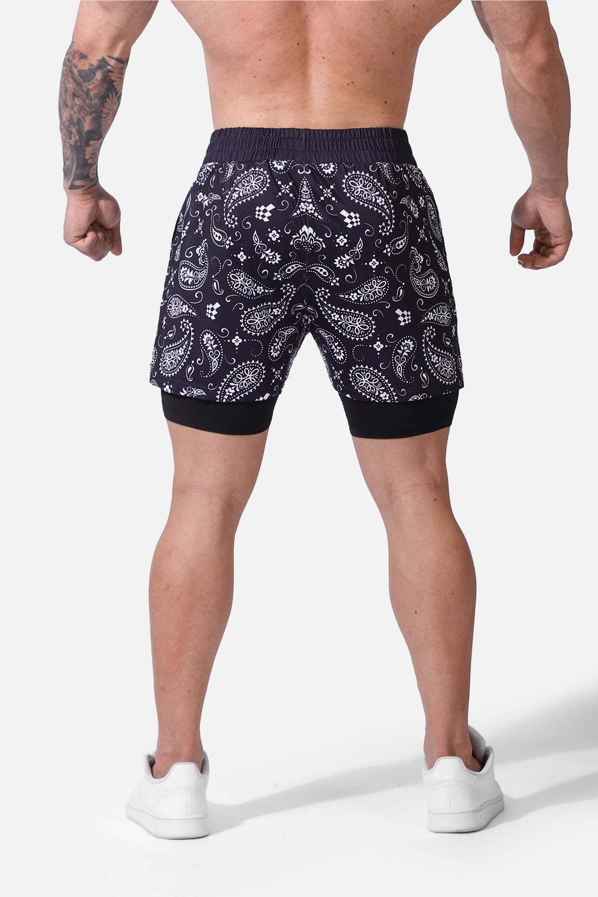 Pro 2-in-1 Active 7" Trainingsshorts - Paisley