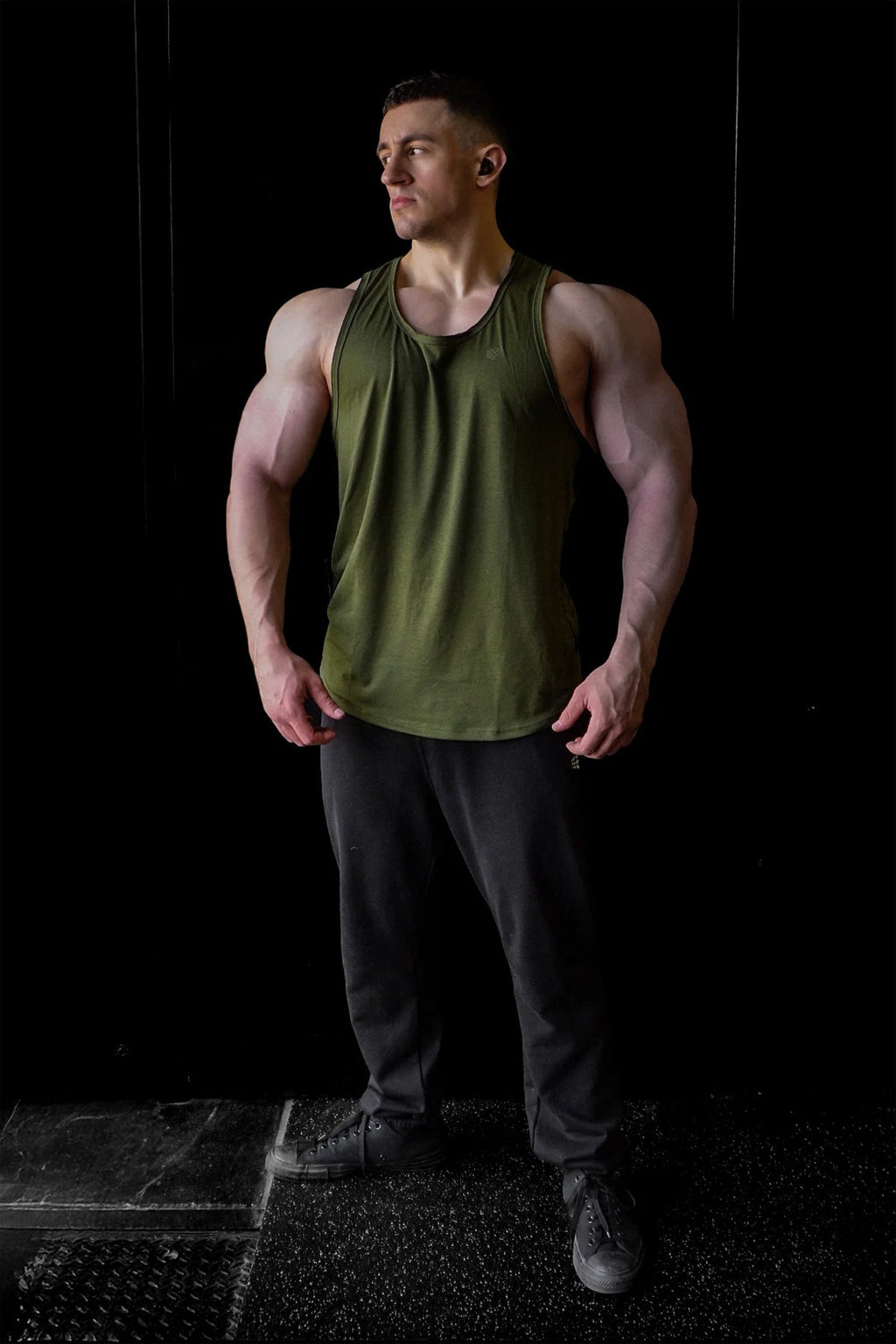 Jed North Men's Vital Raw-Hem Tank Top 2.0 - Green