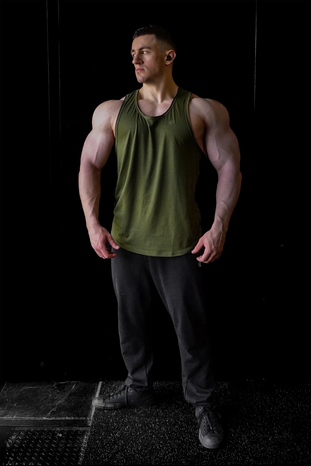Jed North Men's Vital Raw-Hem Tank Top 2.0 - Green