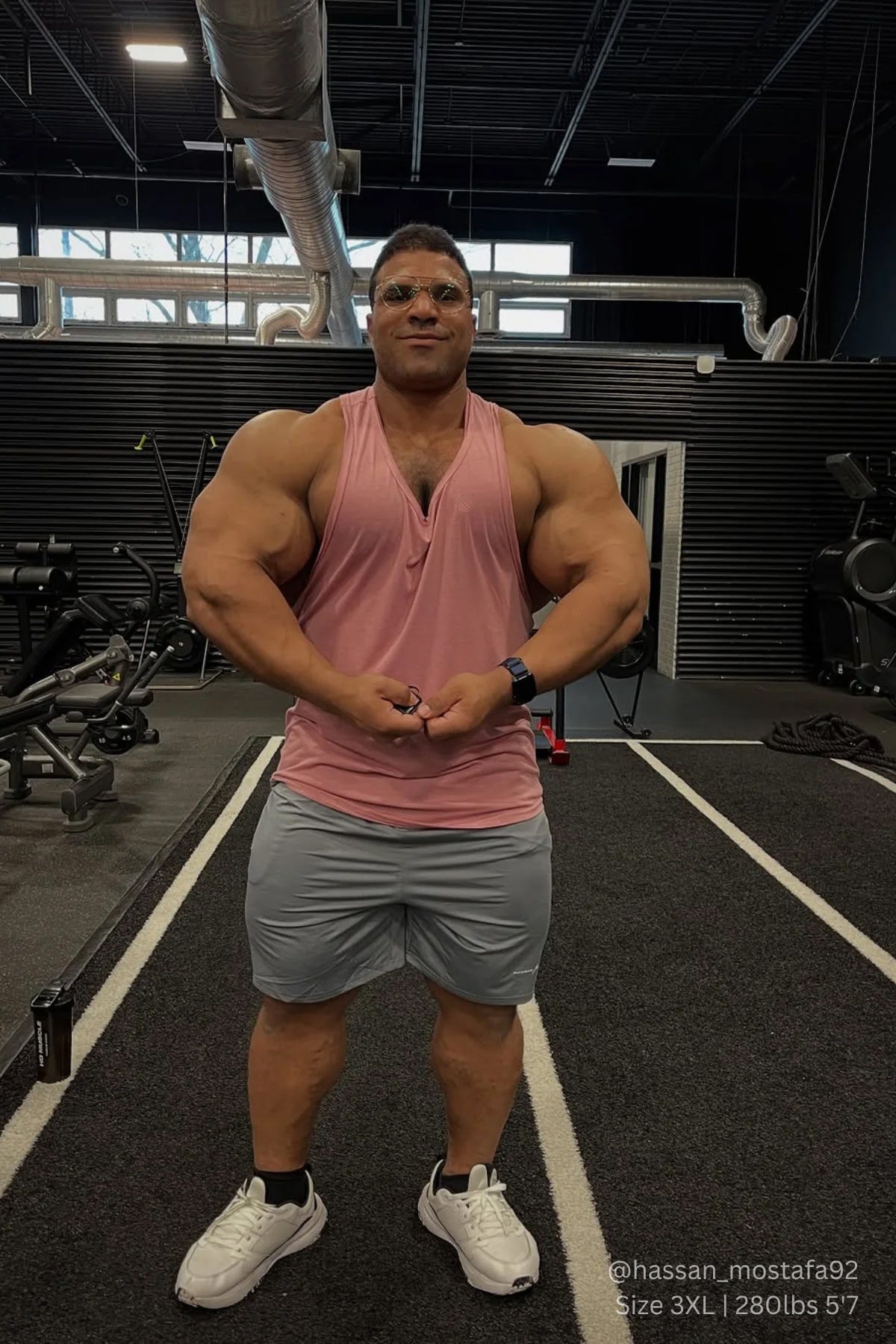 Jed North Men's Vital Raw-Hem Tank Top 2.0 - Salmon Pink