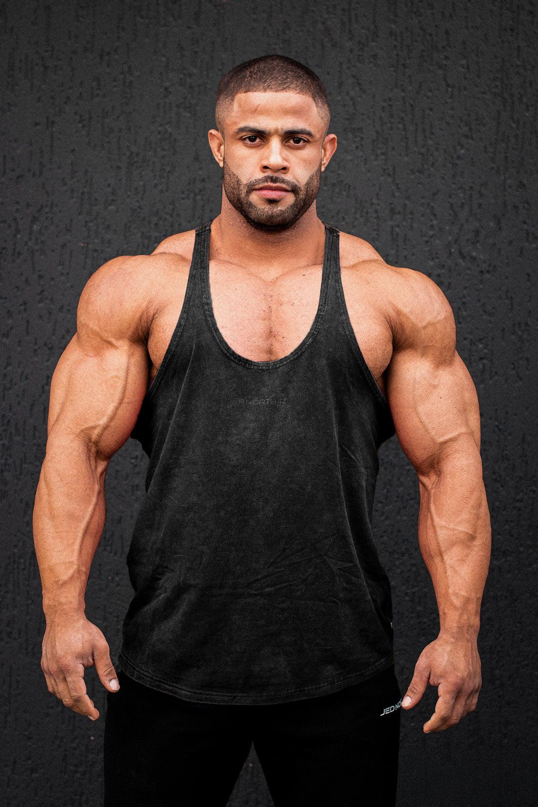 Jed North Classic Vintage Washed Racerback Stringer - Charcoal