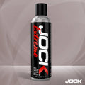 An 8oz clear bottle of JOCK Extreme water-based anal lubricant with a black label, white lettering, and red accents.