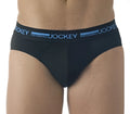 Black jockey performance active cool briefs with blue logo band size 85 plus designed for moisture control