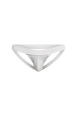 PetitQ Herren-Jockstrap Linthes Bambus Weiß