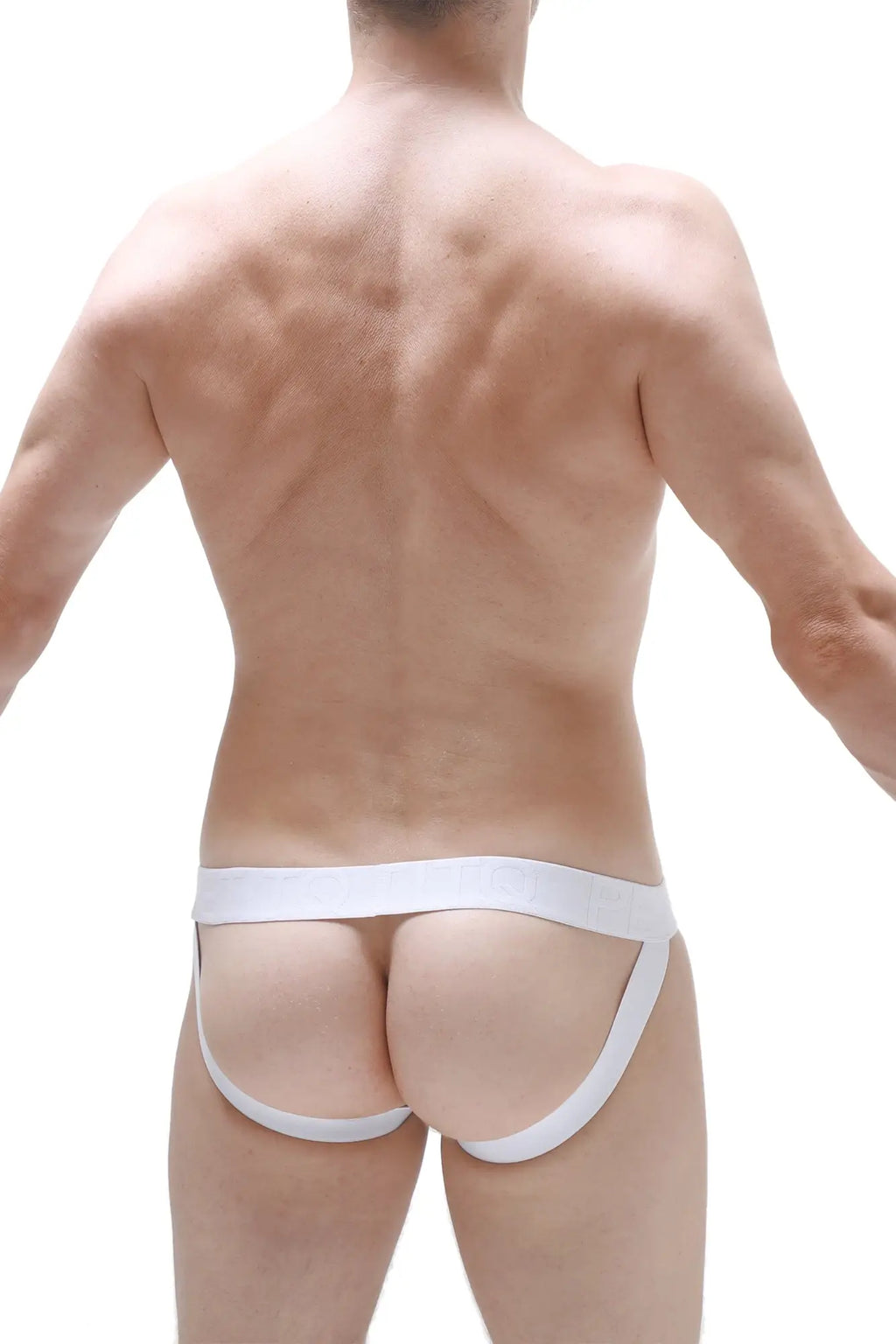 White jockstrap chill malo athletic briefs with supportive contoured design for active wear