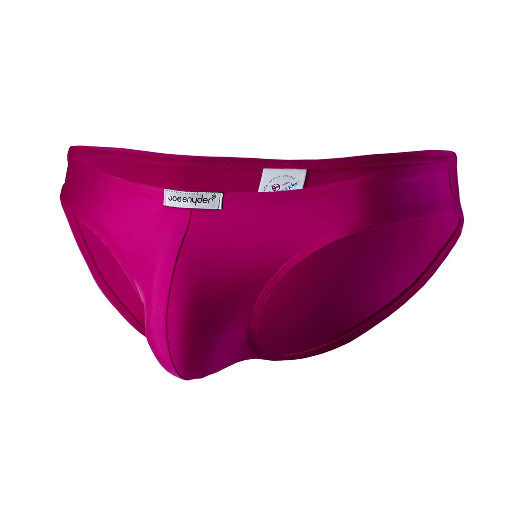 Fuchsia joe snyder bikini classic swim trunks made of polyester designed for stylish swimwear use