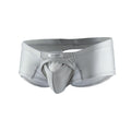 Gray joe snyder men’s underwear with supportive contoured design and perforated mesh lining in cheek sexiest model