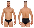 Black JOR 2047 Element briefs in smooth form-fitting fabric designed for comfort and support