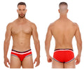 Red JOR 2062 sailor briefs for men with white and navy trim offering comfortable everyday wear