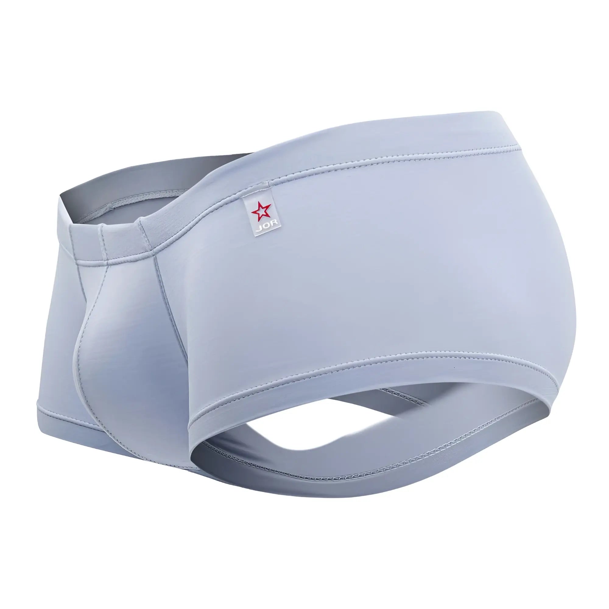 Jor 2069 orion trunks sky blue light gray men’s briefs with smooth seamless fabric and subtle stitching details