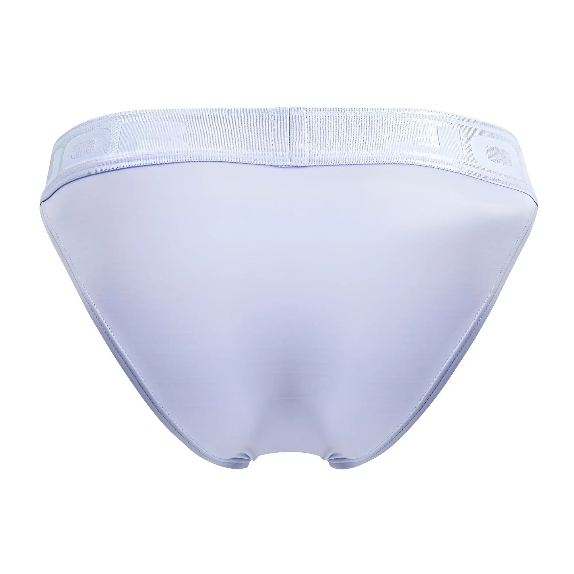 Light purple jor 2142 element bikini briefs with matching elastic waistband and subtle embossed lettering