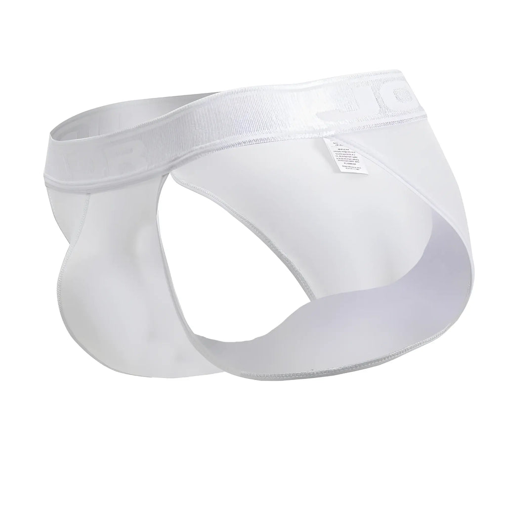 White seamless men’s briefs jor 2142 element bikini with smooth elastic waistband and minimalistic design