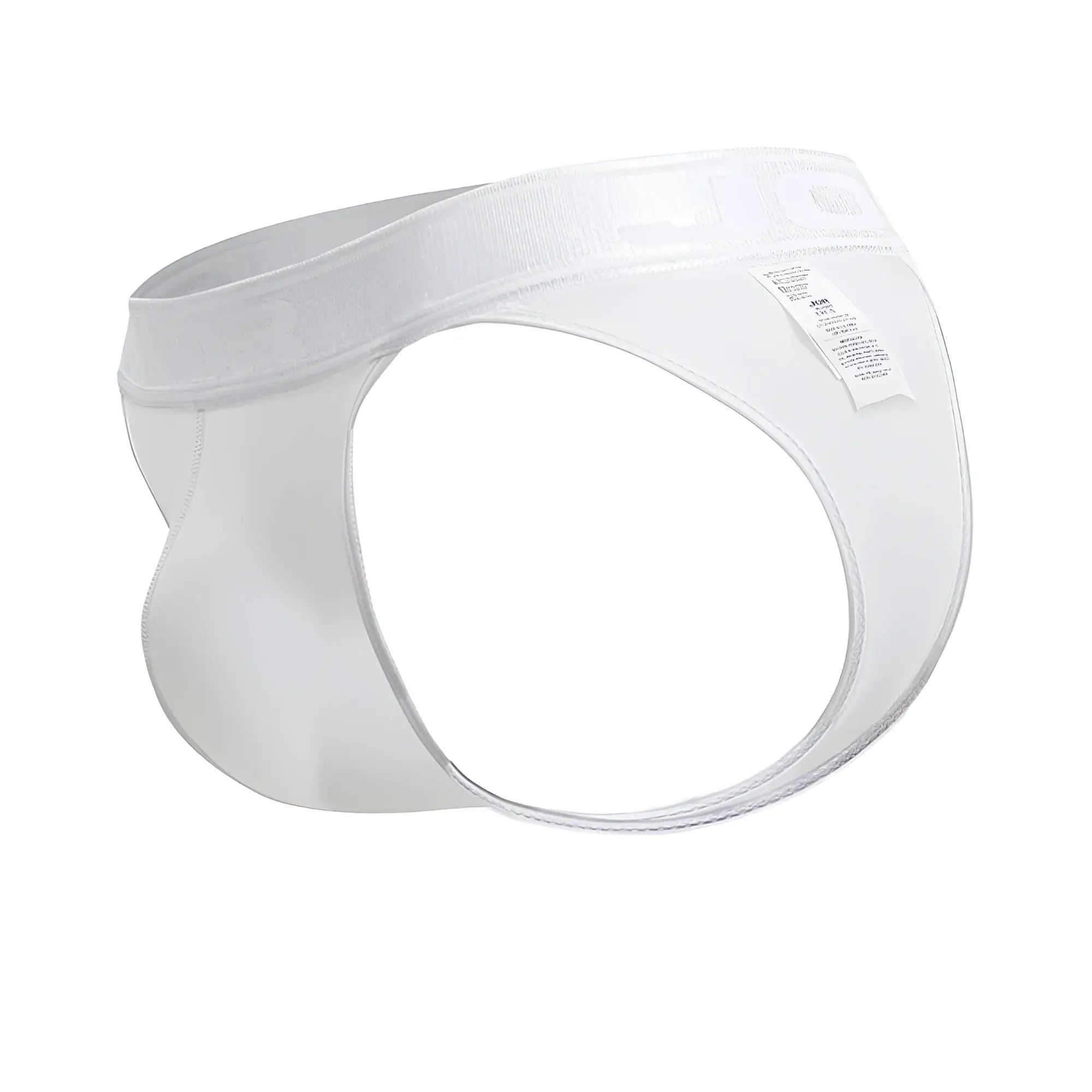 Jor 2144 element thongs white seamless briefs with smooth stretchy fabric and elastic waistband front view