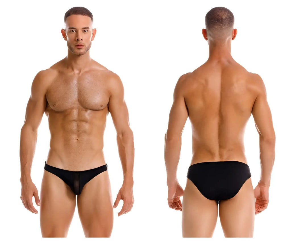 Black jor 2150 apolo bikini briefs with a smooth form-fitting design in comfortable fabric for everyday wear
