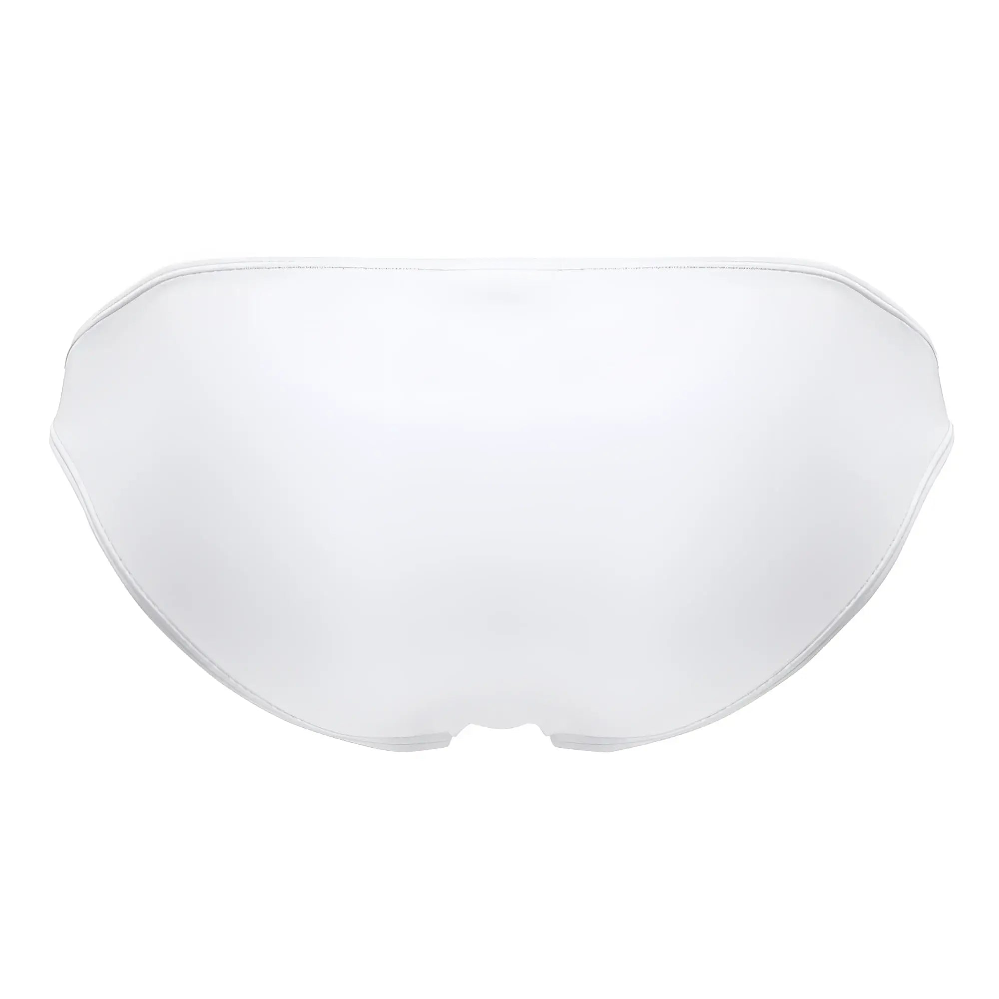 White translucent protective cover for motorcycle helmet visor jor 2150 apolo bikini color white