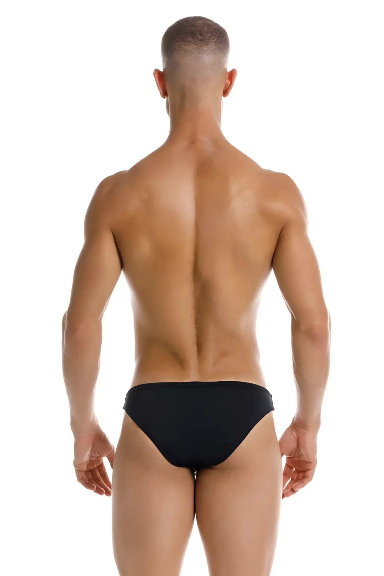 Black jor 2191 travel swim bikini briefs made of comfortable quick-dry fabric for swim and travel use