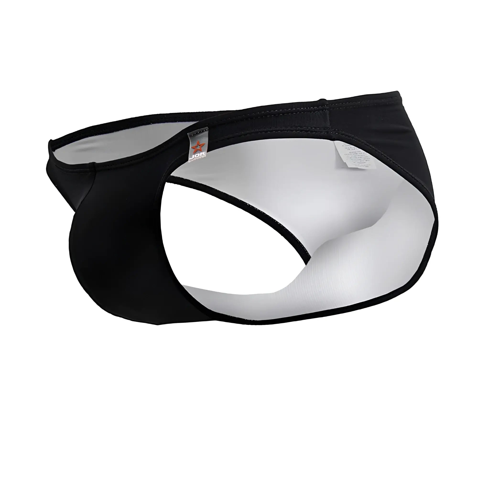 Black and white mens briefs jor 2191 travel swim bikini with sleek form-fitting design in black color