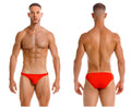 Red swim bikini JOR 2191 travel swim trunks in vibrant red designed for comfortable travel and water activities