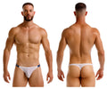 White thong with blue trim from jor 2238 frost thongs featuring a sleek and comfortable design