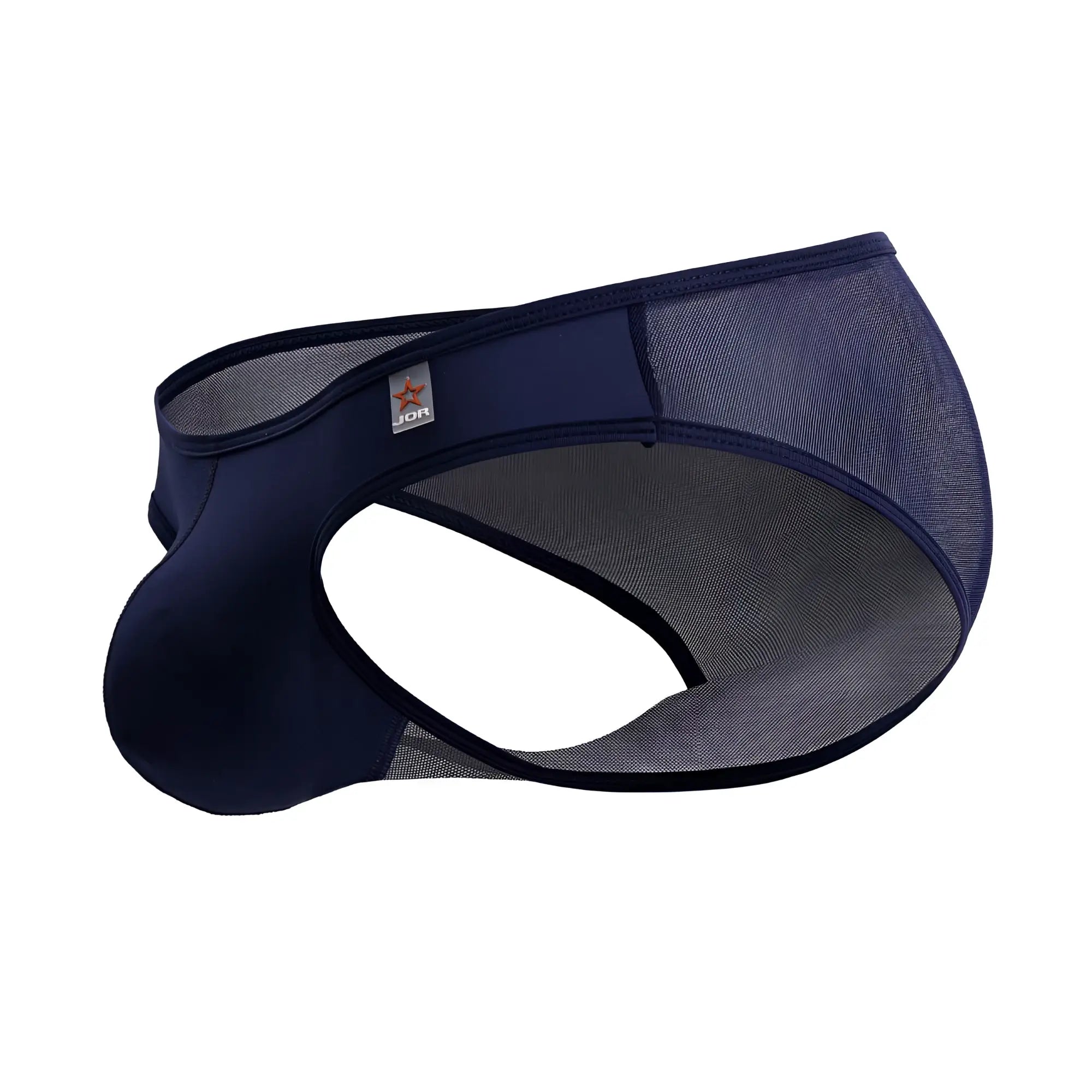 Navy blue jor 2241 origin briefs mesh men’s briefs with supportive contoured design and reinforced waistband