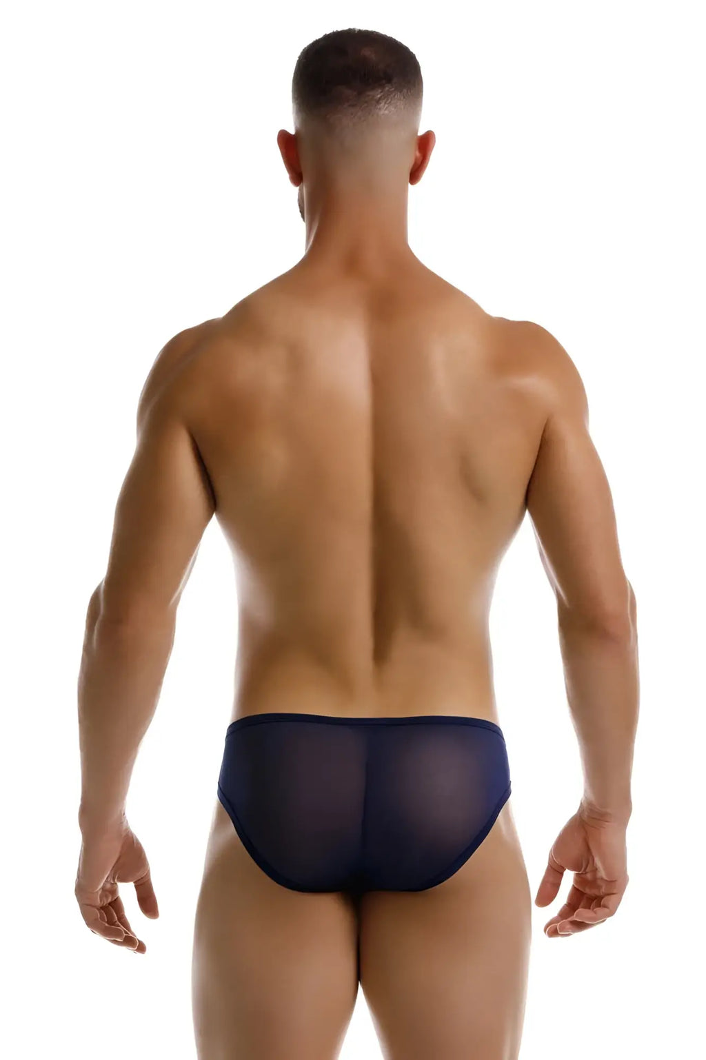 Navy blue sheer mesh jor 2241 origin briefs showcasing lightweight breathable fabric and comfortable fit
