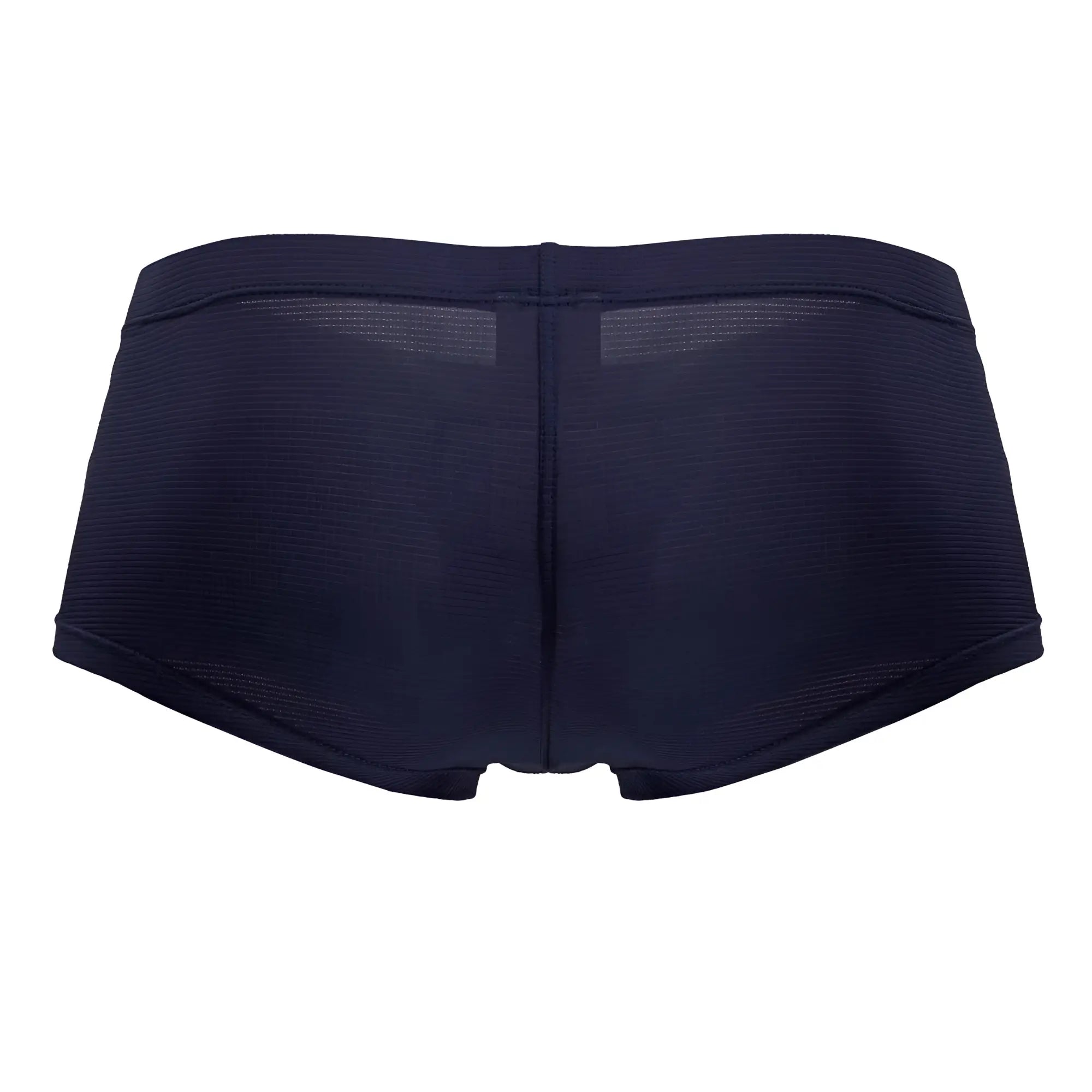 Dark navy blue JOR 2246 Cosmo trunks briefs with ribbed texture and mesh panels at the back