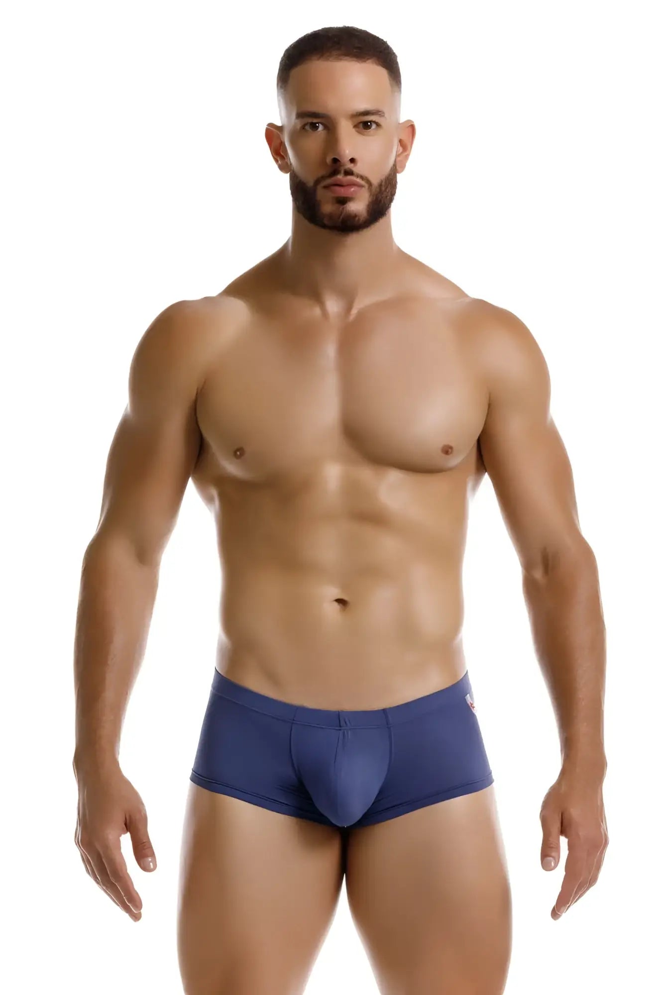 Men’s navy blue jor 2246 cosmo trunks briefs with smooth form-fitting design for comfortable wear