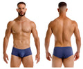Navy blue jor 2246 cosmo trunks men’s briefs featuring a smooth, form-fitting design in soft fabric