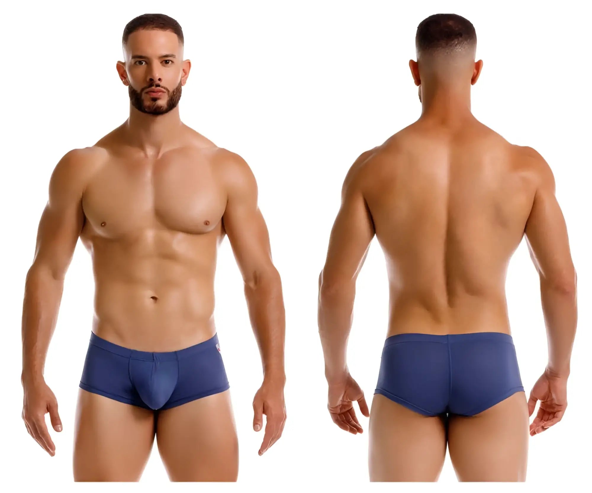 Navy blue jor 2246 cosmo trunks men’s briefs featuring a smooth, form-fitting design in soft fabric