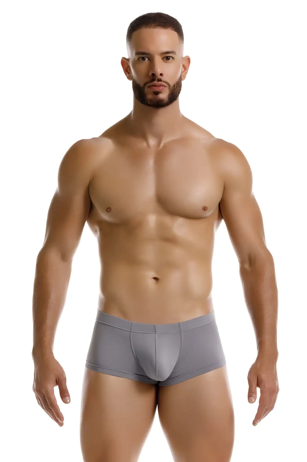 Gray jor 2246 cosmo trunks men’s briefs with smooth form-fitting design ideal for comfortable everyday wear