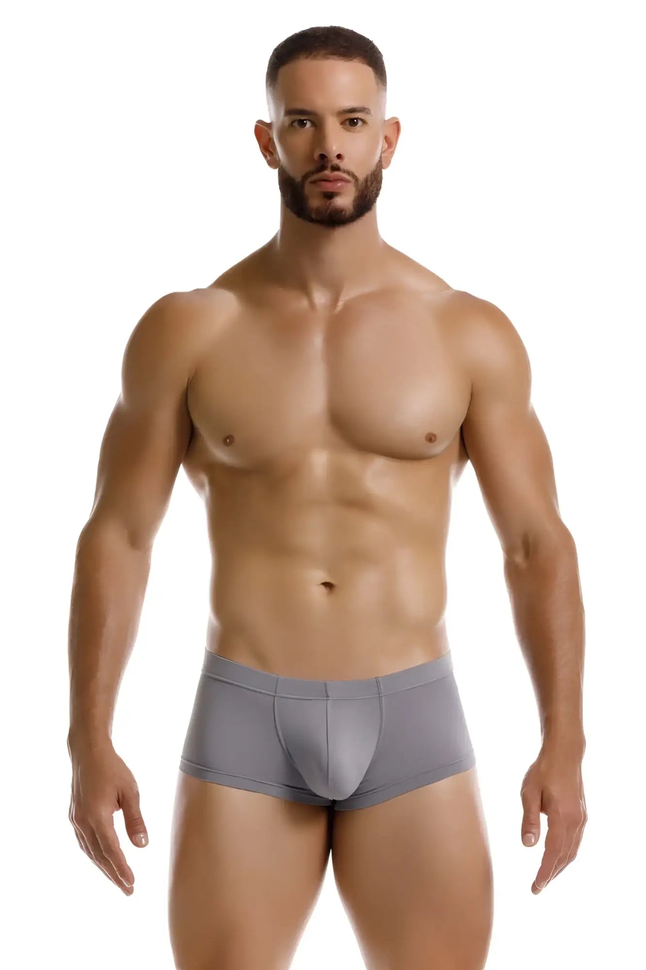 Gray jor 2246 cosmo trunks men’s briefs with smooth form-fitting design ideal for comfortable everyday wear