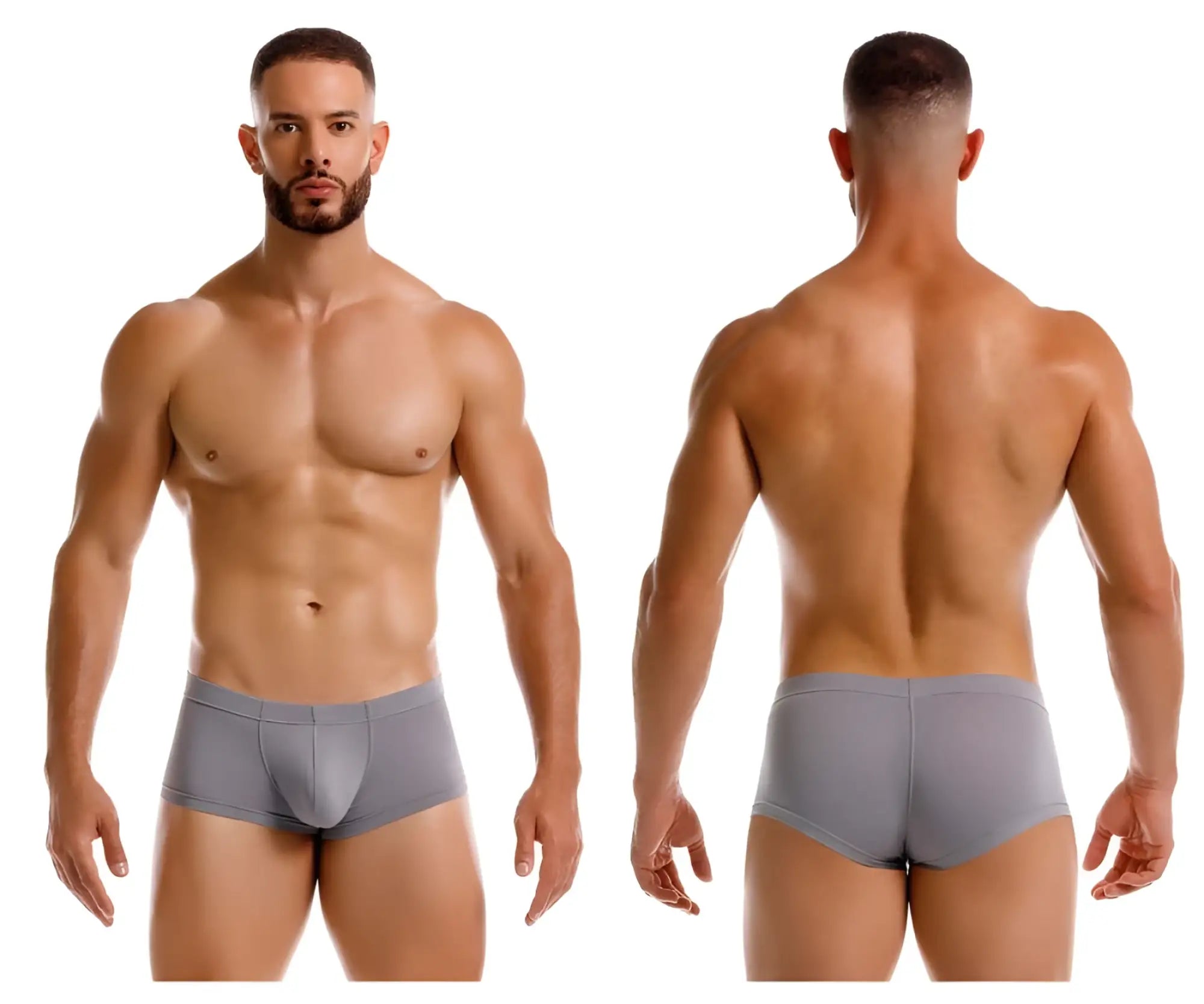 Gray jor 2246 cosmo trunks men’s briefs with smooth, form-fitting design in breathable fabric for all-day comfort