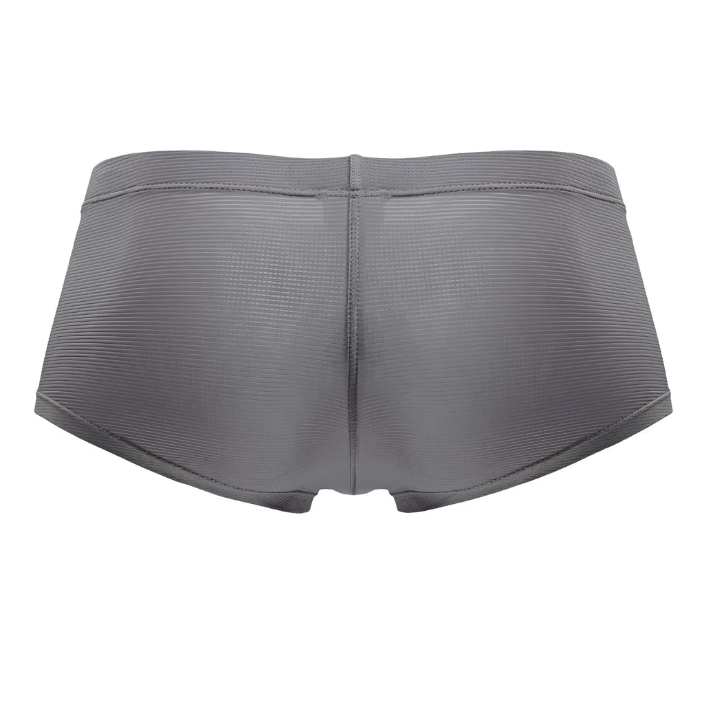 Jor 2246 cosmo trunks gray seamless briefs with ribbed textured fabric for comfortable everyday wear