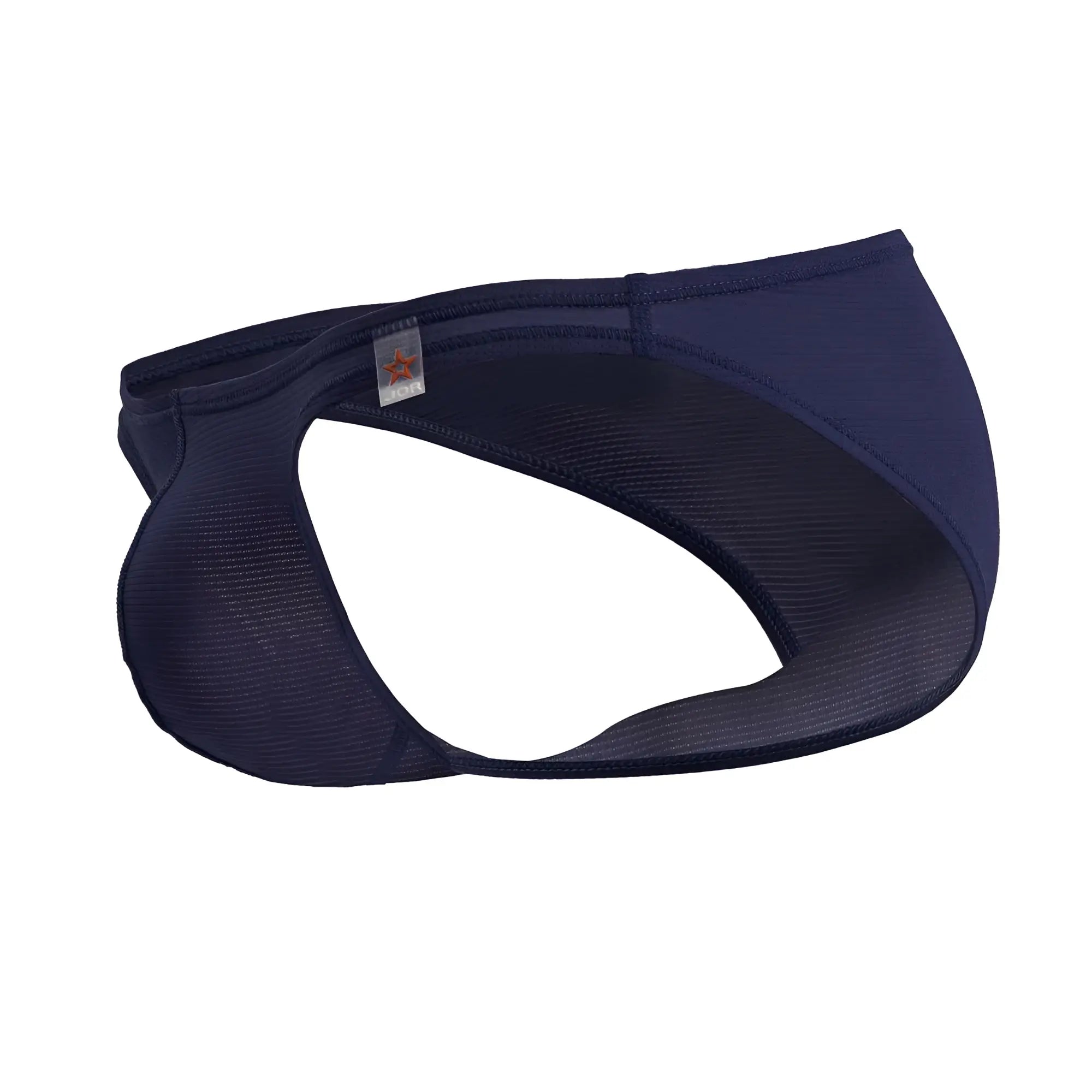 Navy blue jor 2247 cosmo bikini briefs with textured ribbed fabric and reinforced stitching for athletic use