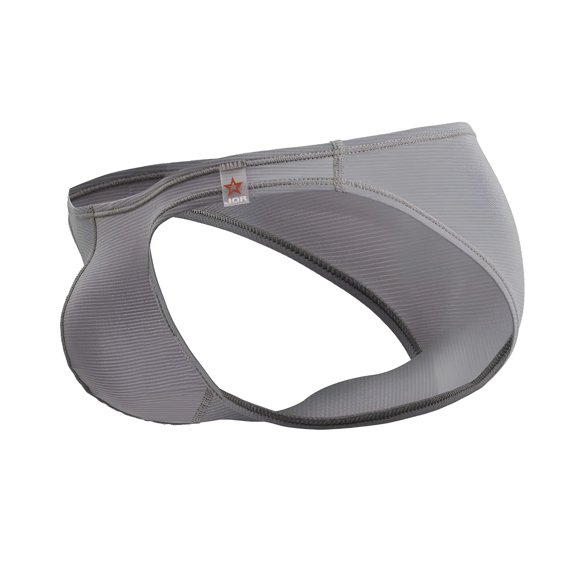 Gray jor 2247 cosmo bikini men’s briefs with textured fabric and reinforced stitching for a snug fit
