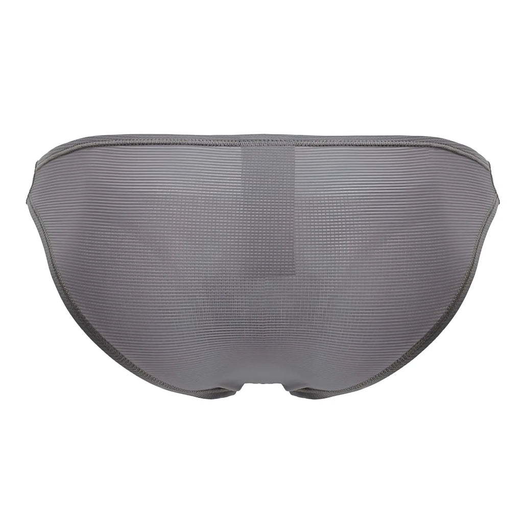Gray jor 2247 cosmo bikini briefs with subtle ribbed texture and seamless stitching for comfortable wear