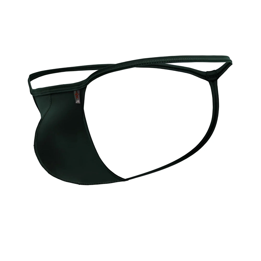 Black sleek form-fitting thong made of smooth elastic fabric with a minimalist design from JOR 2258 Axel G-String