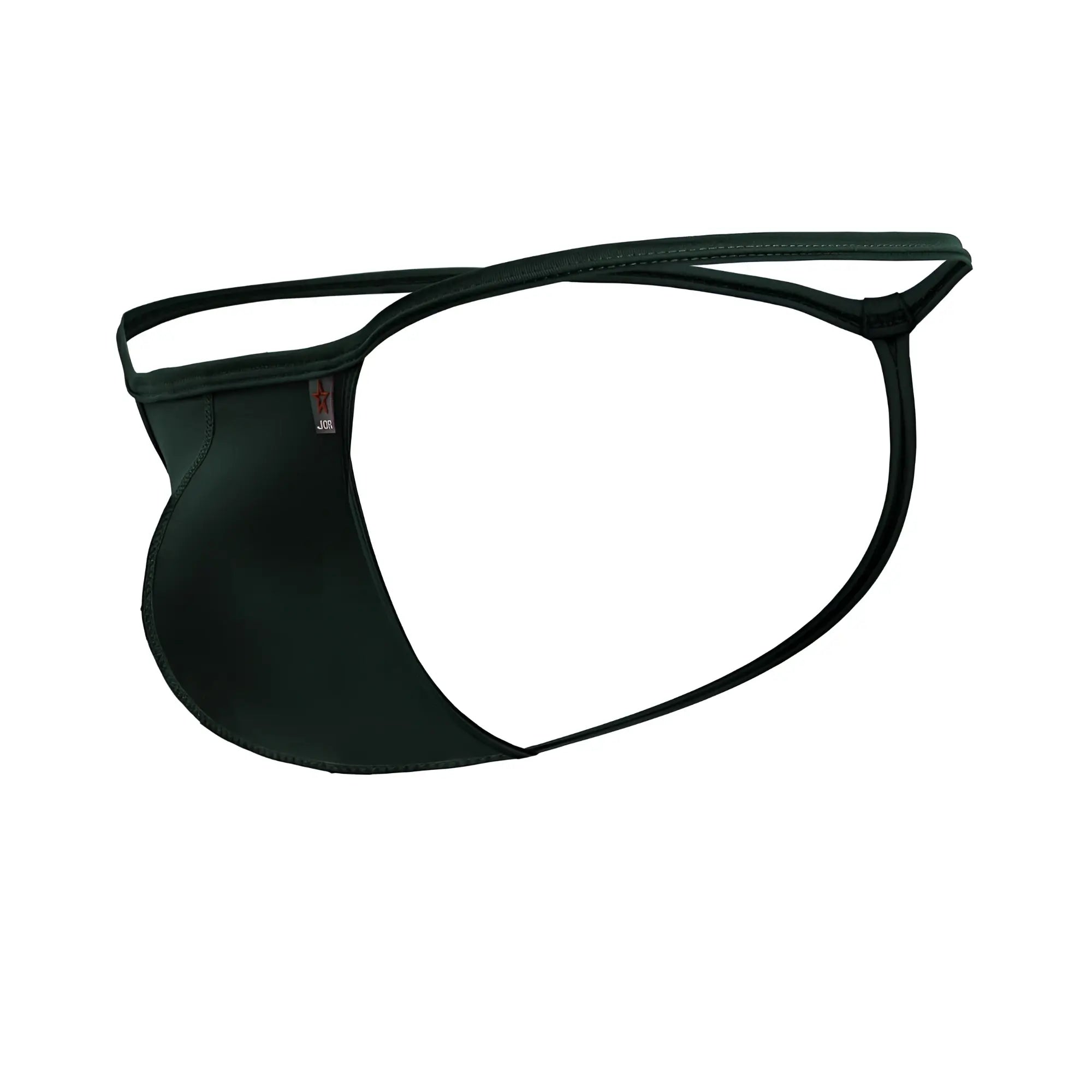 Black sleek form-fitting thong made of smooth elastic fabric with a minimalist design from JOR 2258 Axel G-String