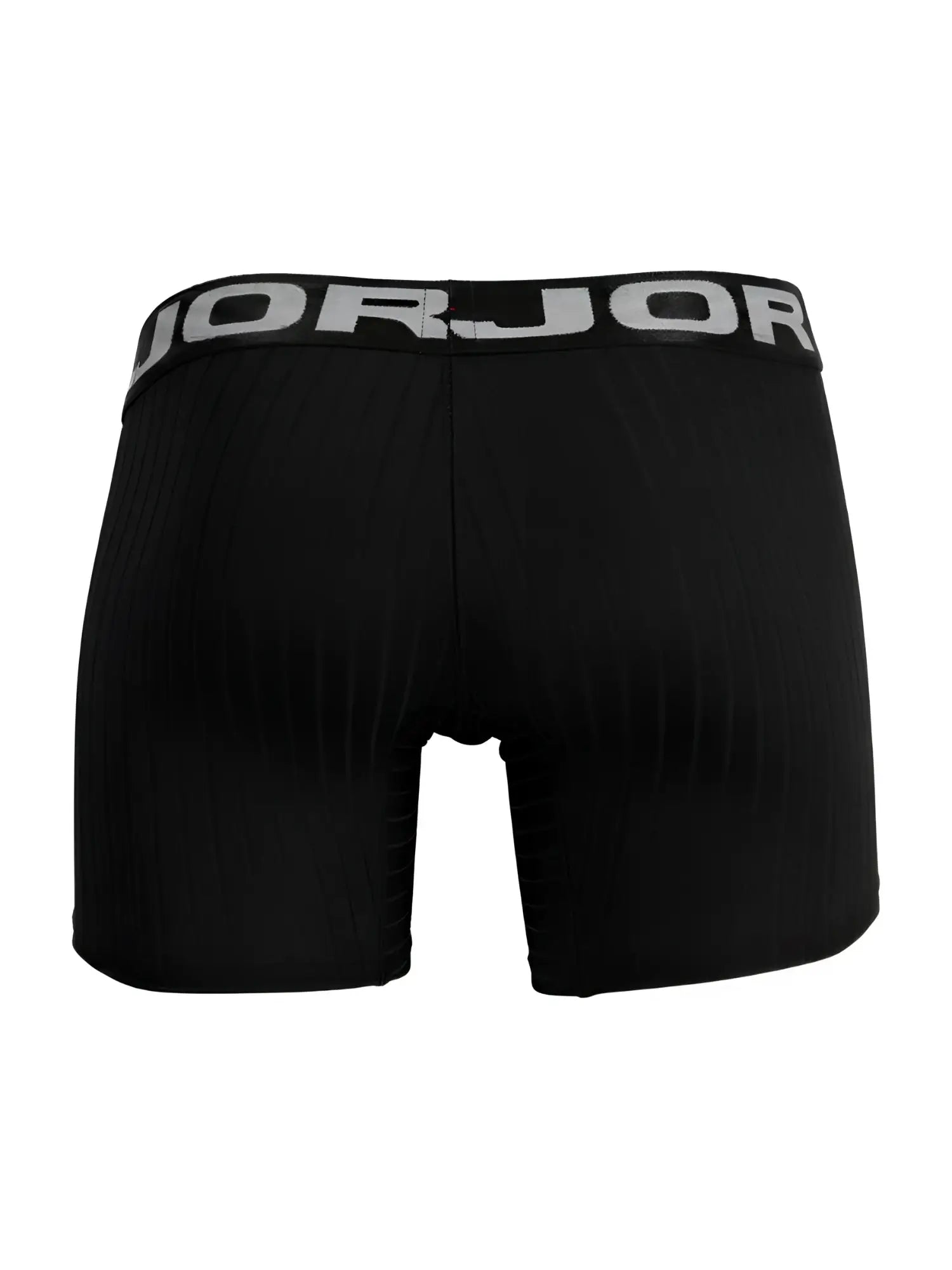 Black jor 2329 cronos boxer briefs with gray jorjor logo waistband designed for comfortable everyday wear