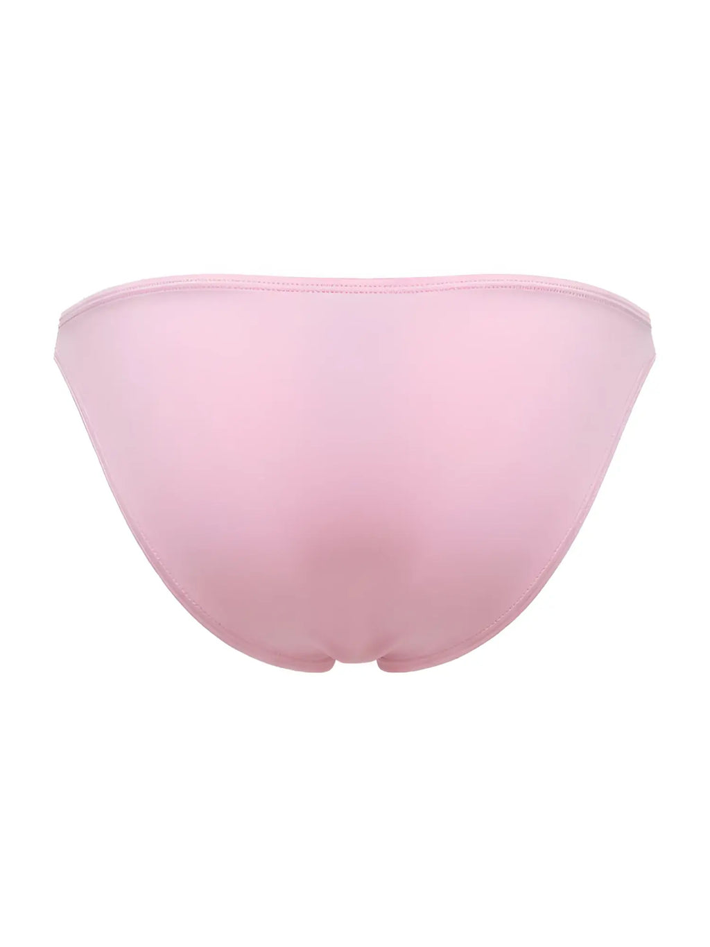 Jor 2355 eros bikini pink mesh bottom with delicate translucent fabric and smooth seamless design