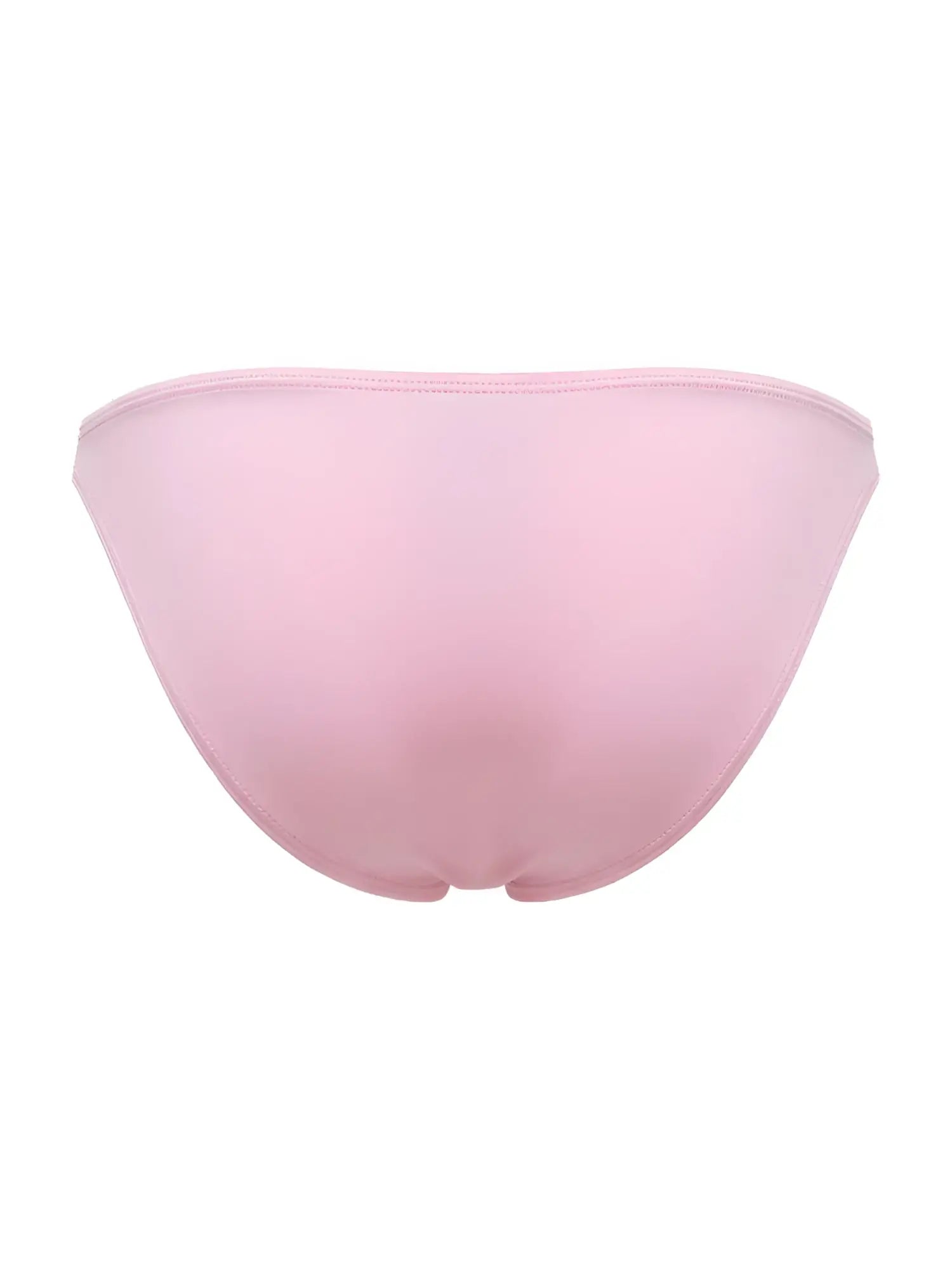 Jor 2355 eros bikini pink mesh bottom with delicate translucent fabric and smooth seamless design