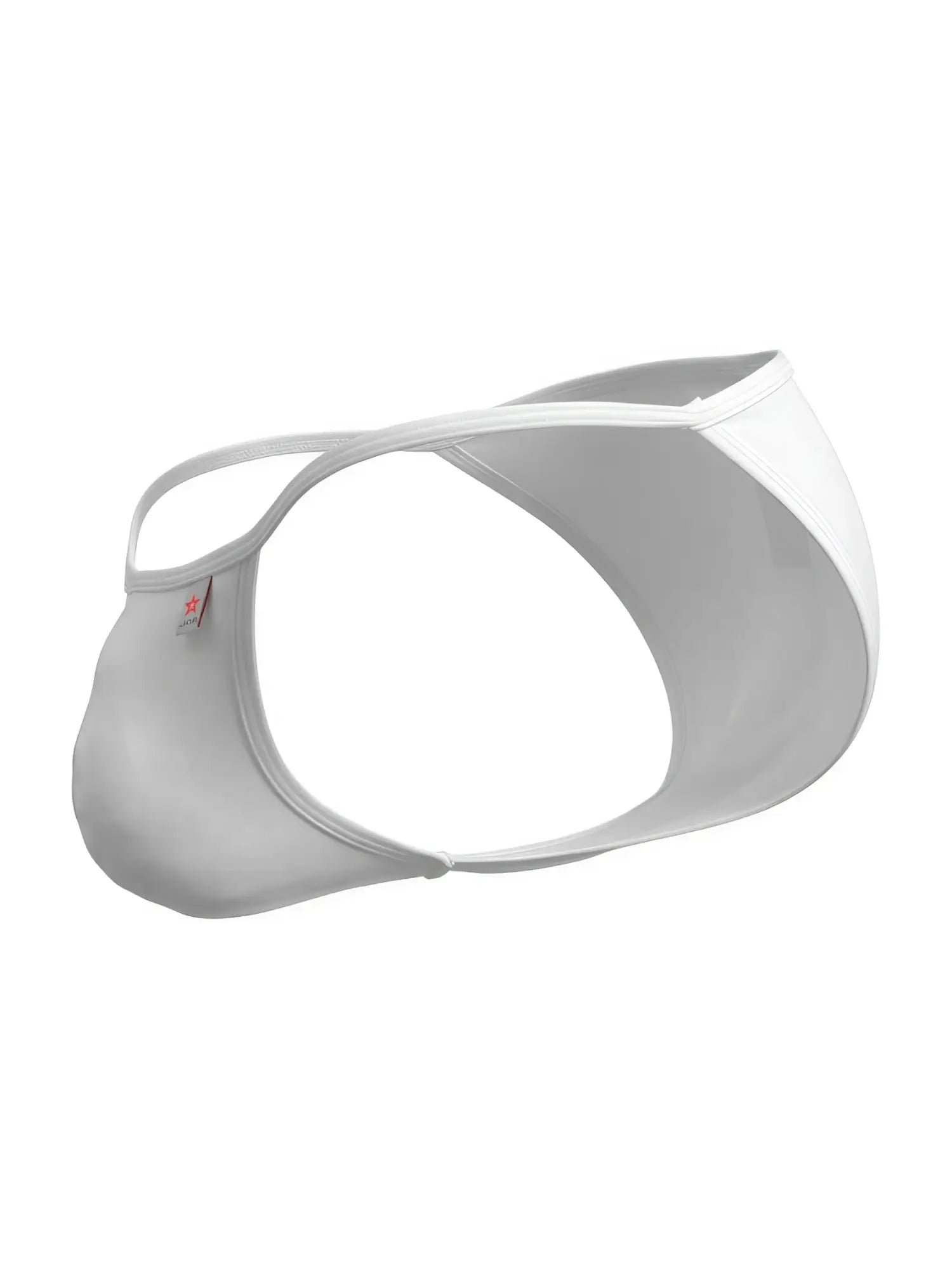 White jor 2358 axel bikini briefs with a sleek minimalist design and subtle elastic waistband for men
